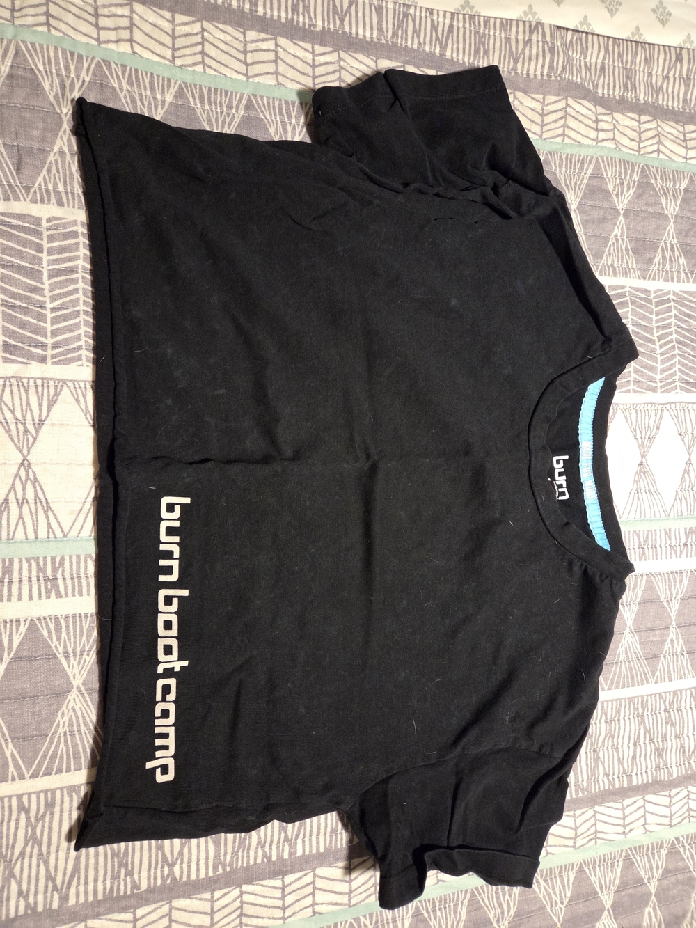 Burn Boot Camp Black Logo T-Shirt